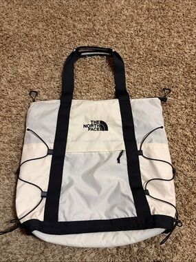 The North Face Borealis  Cream and Black Tote/Backpack